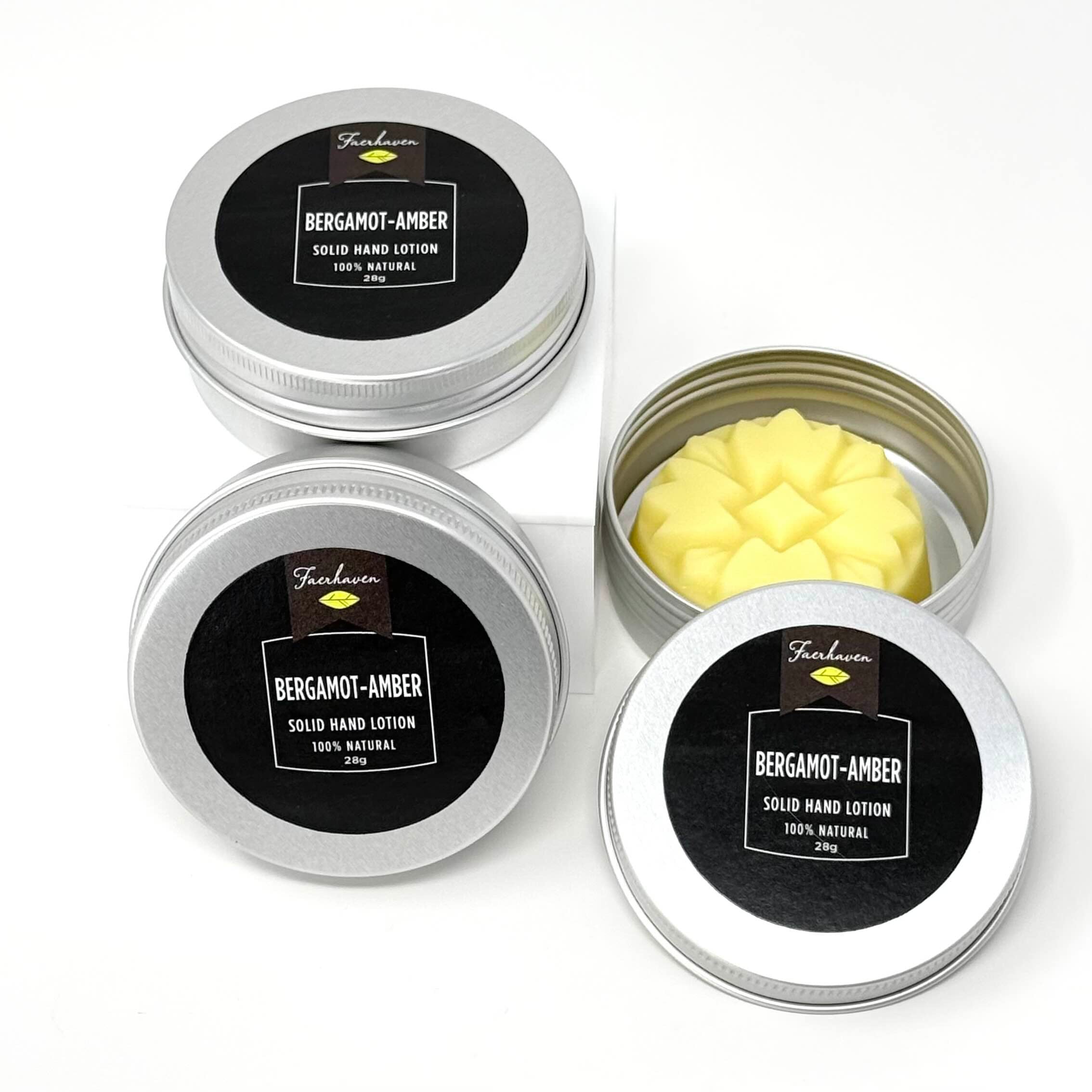 Bergamot Amber Solid Hand Lotion