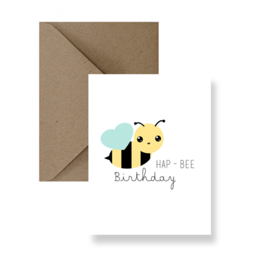 Greeting Card - Hap-Bee Birthday