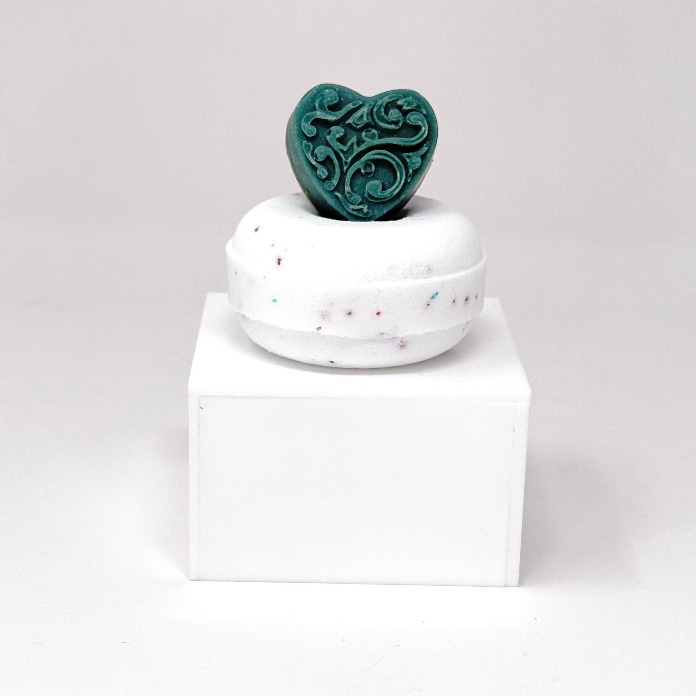 Heart Bath Bomb + Mini Soap (Cotton Candy)