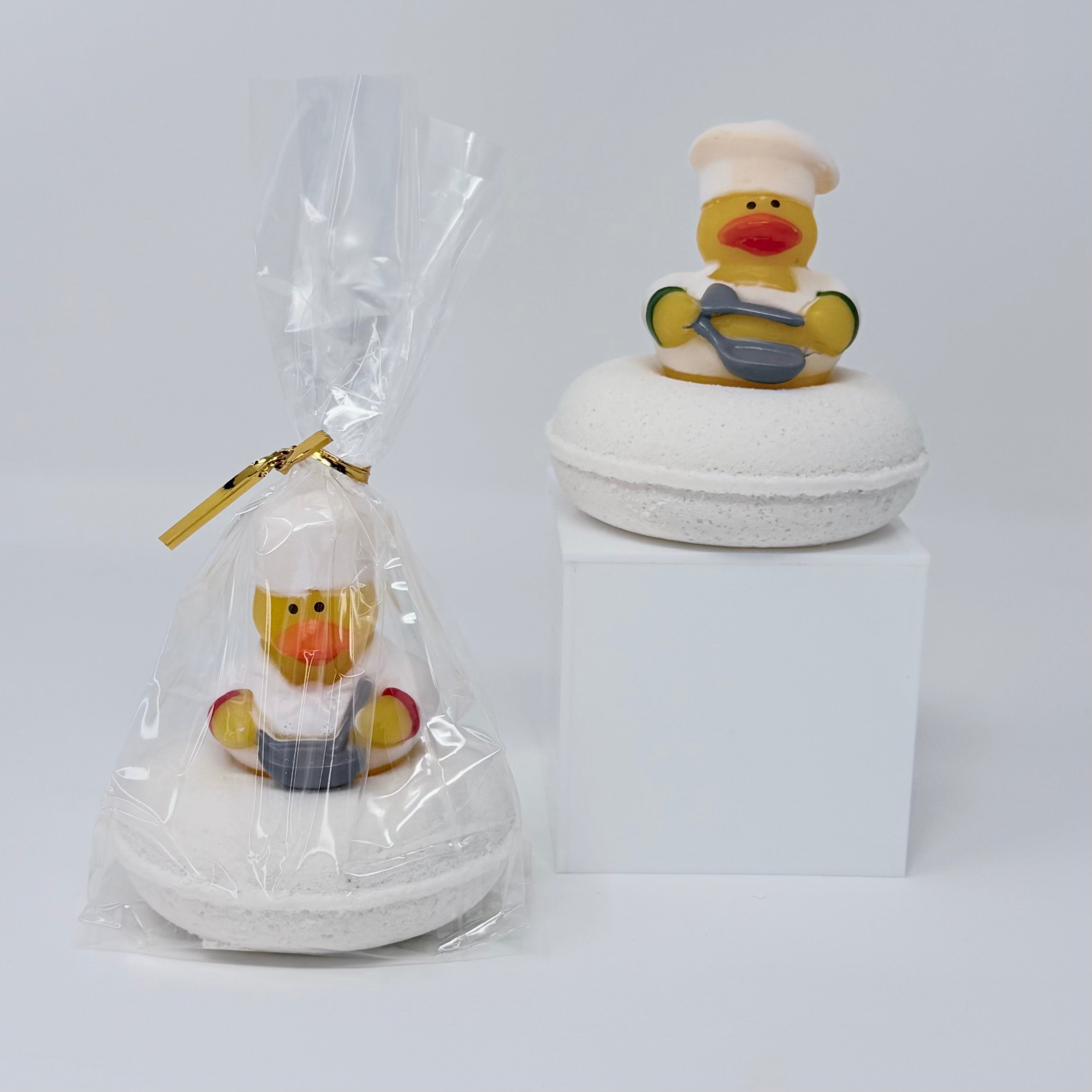Vanilla Souffle Chef Duckie Bath Bomb (Fundraiser)