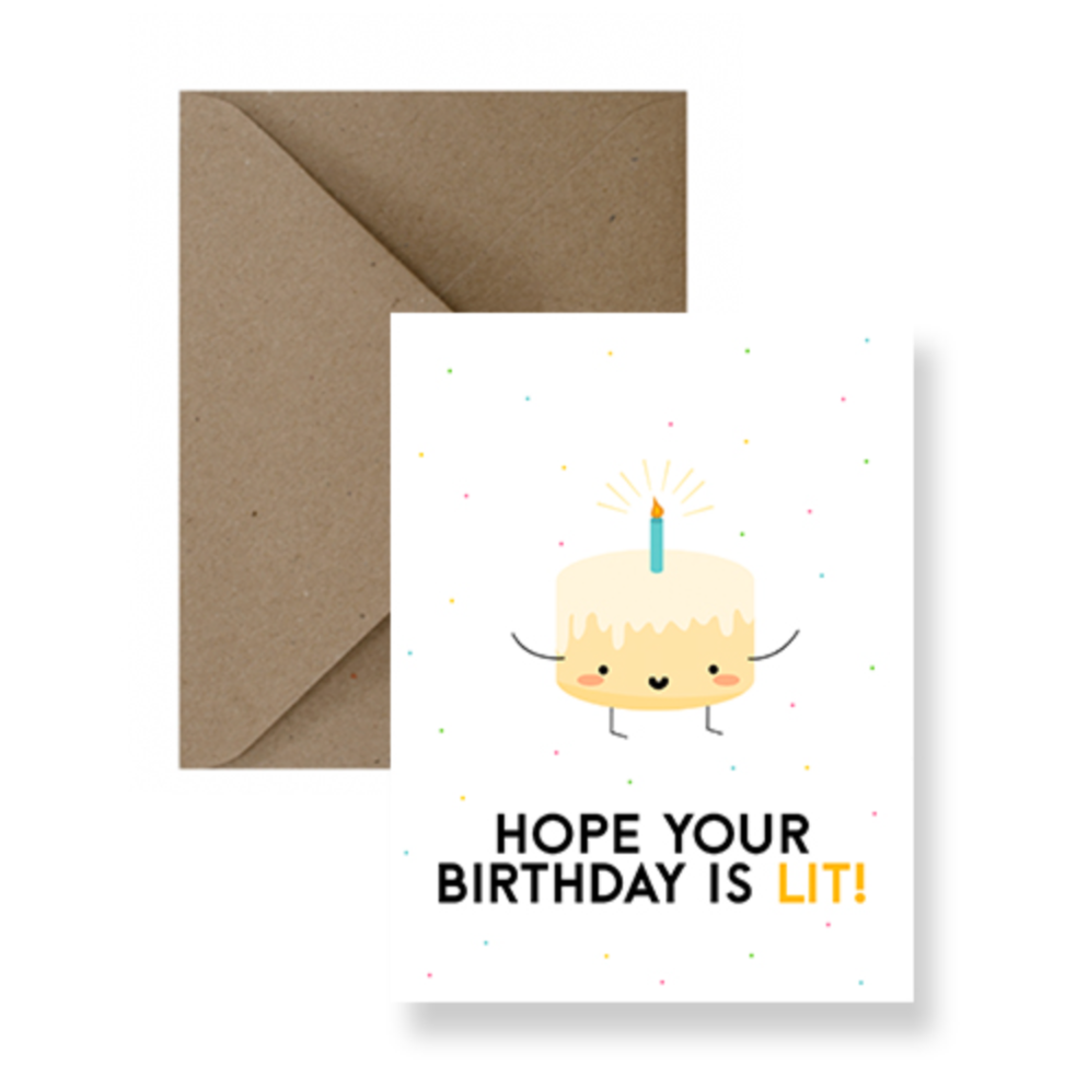 Greeting Card - Lit Birthday