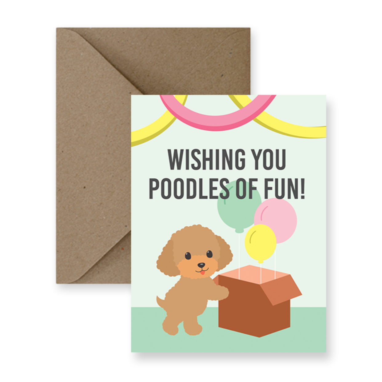 Greeting Card - Poodles of Fun